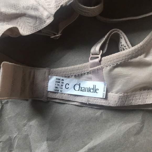 NWT Chantelle Alhambra Soft Cup Bra Wire-free 2516 Cappucino/Beige 32C - Picture 8 of 9